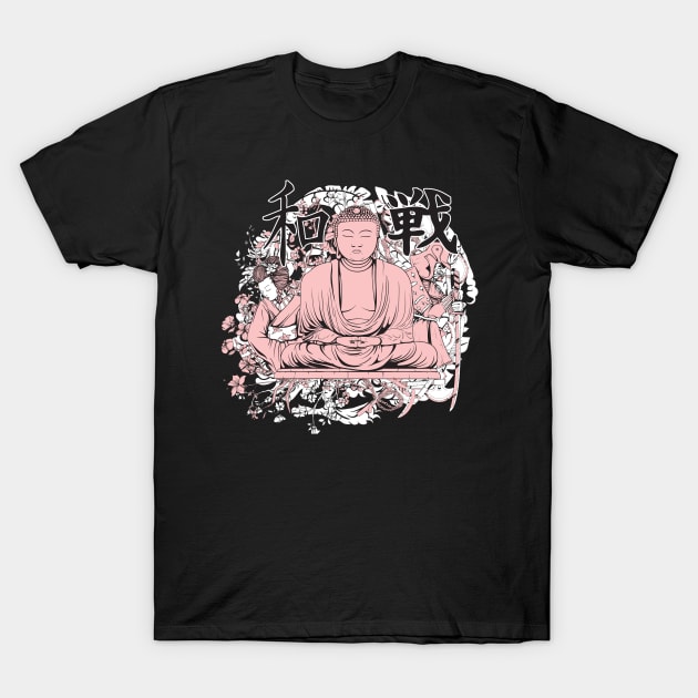 Samurai Buddha T-Shirt by BrillianD